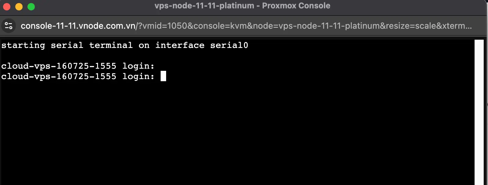 Huong Dan Console Vao Vps Vnode 04