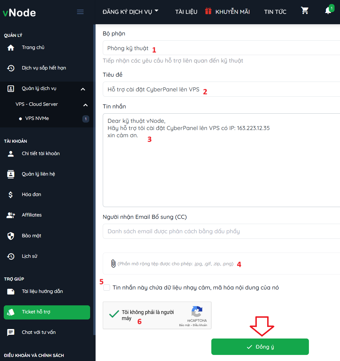 Huong Dan Gui Ticket Ho Tro Vnode 04
