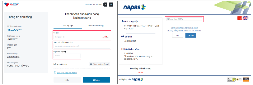 Hướng dẫn thanh toán VNPAY tại vNode
