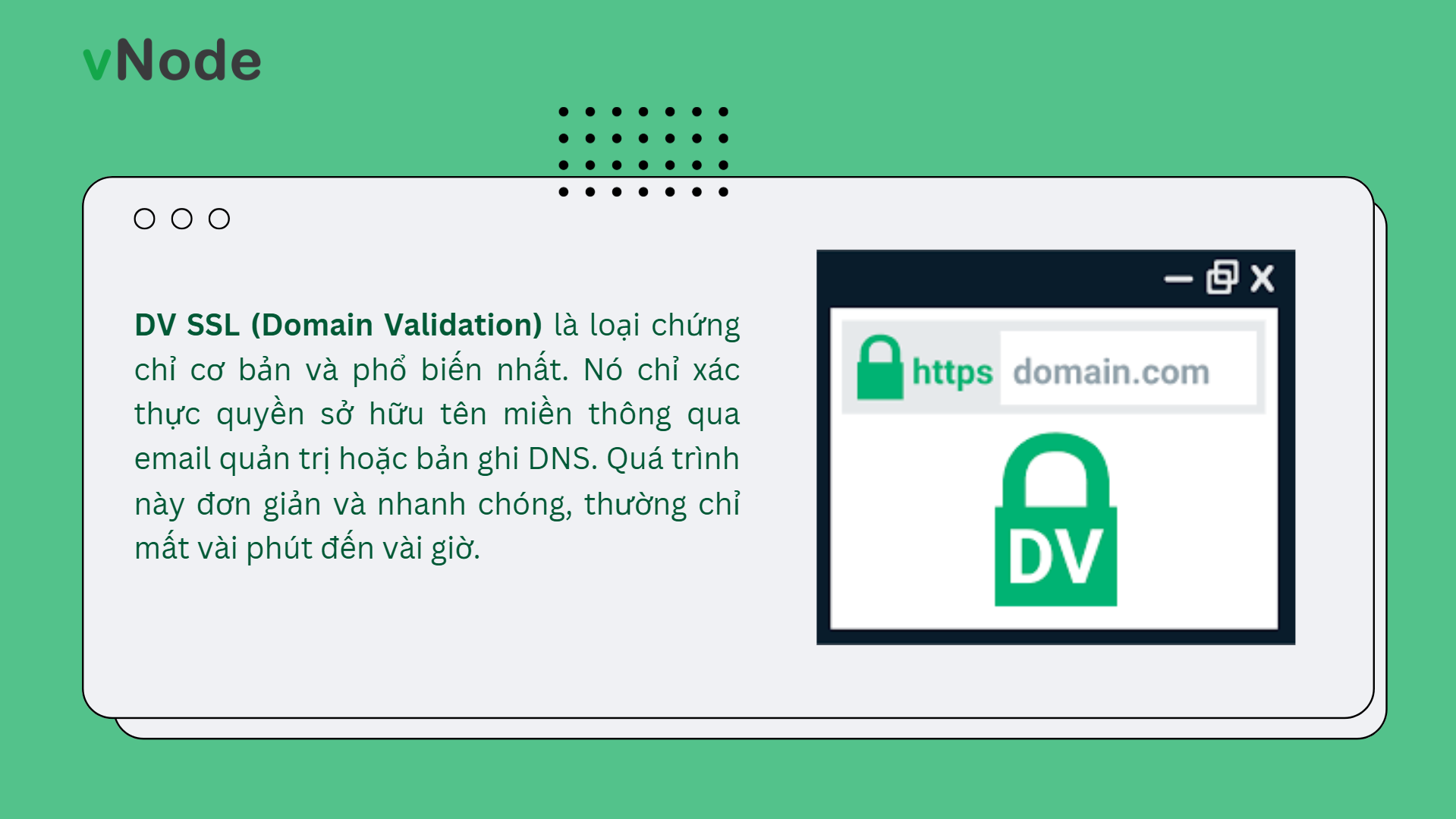 DV SSL (Domain Validation)