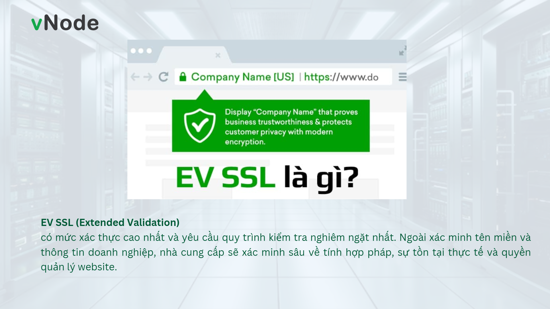 EV SSL (Extended Validation)