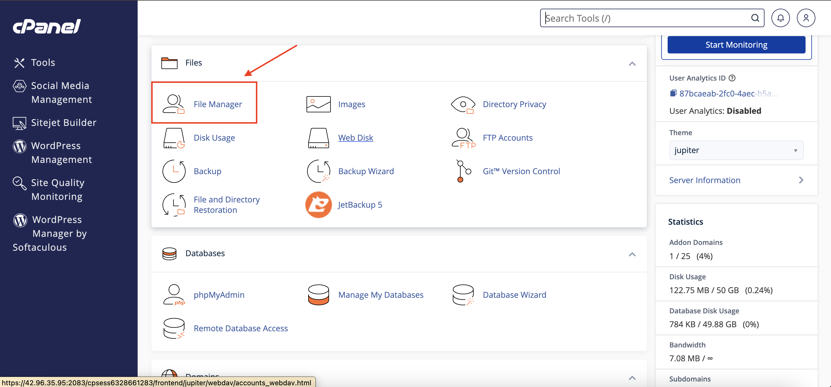 Hướng Dẫn Sử Dụng File Manager Trên cPanel