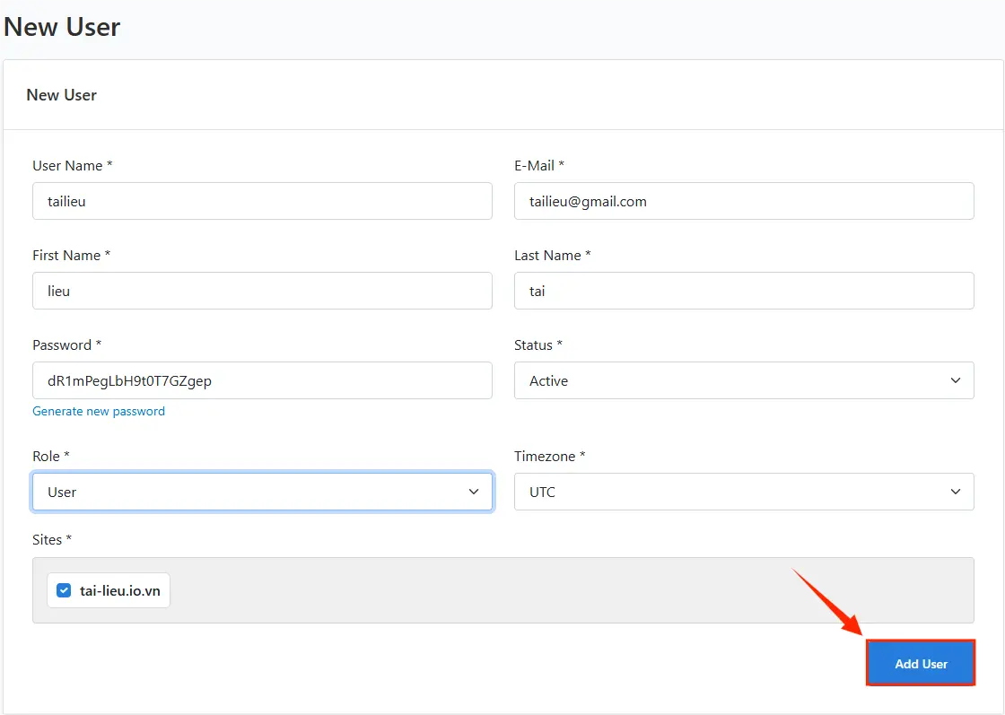 3.tao User Cloudpanel