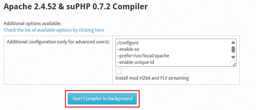 3.change Apache Version