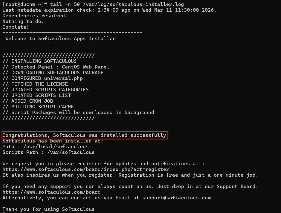 3.install Softaculous