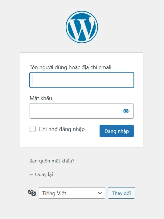 5.install WordPress