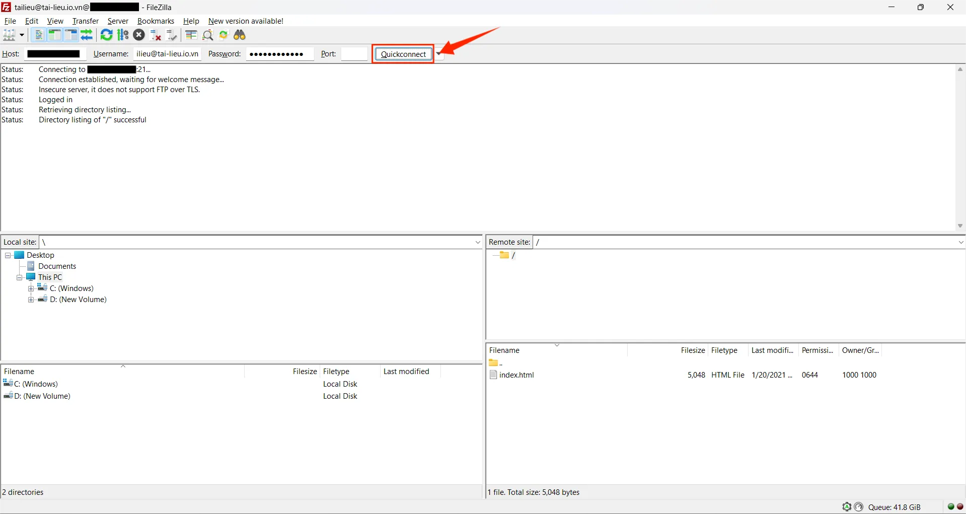 6.create Ftp Account