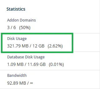 1.disk Usage