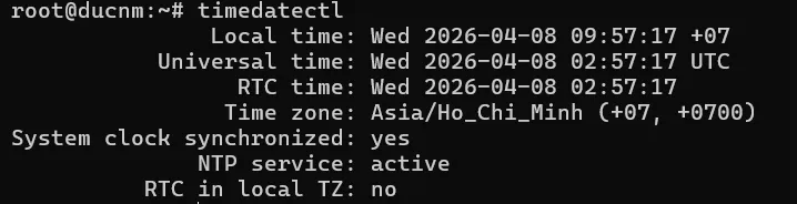 thay đổi múi giờ
