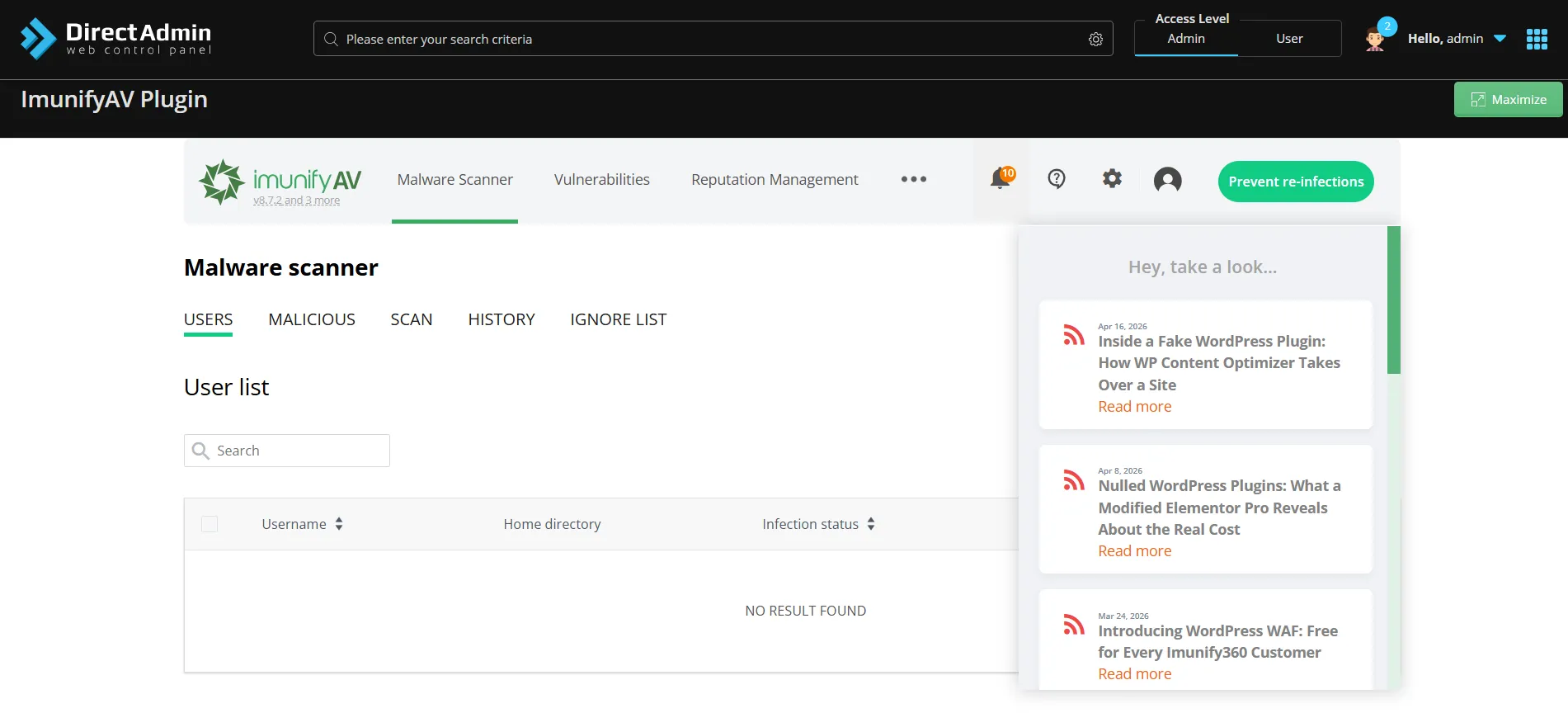 3.install Imunify Av