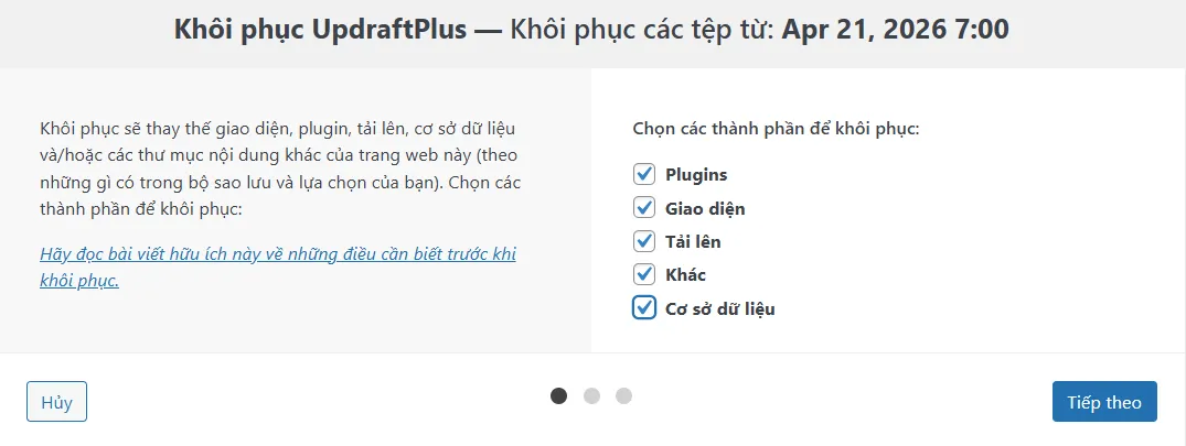 5.updraftplus