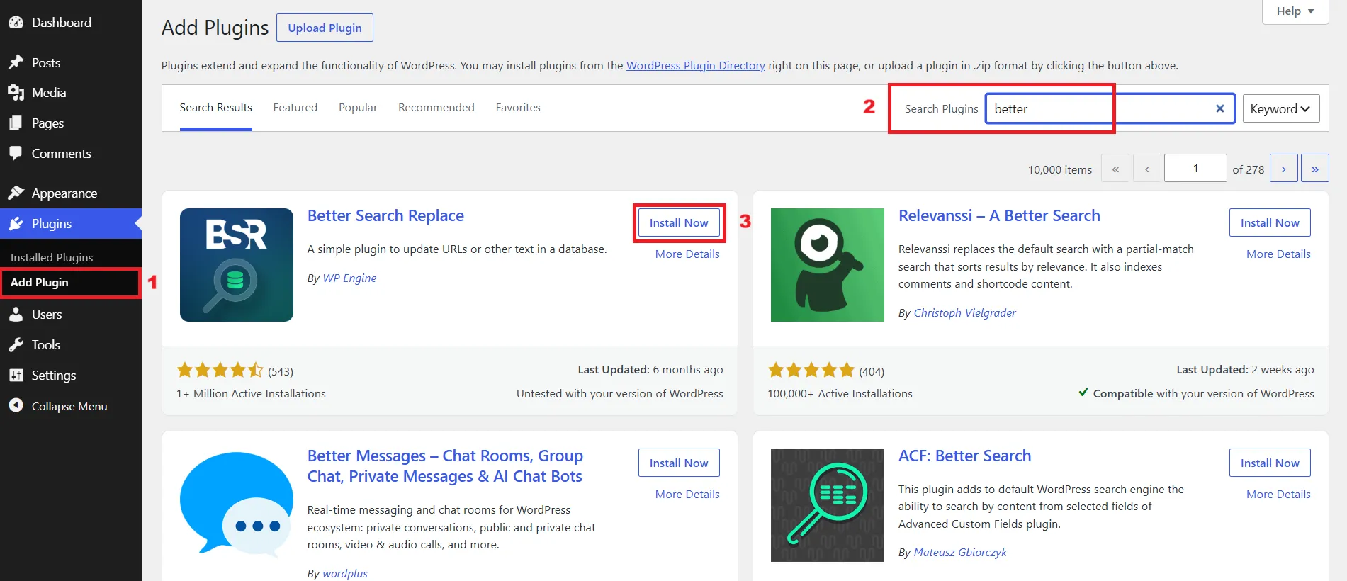 2.better Search Replace