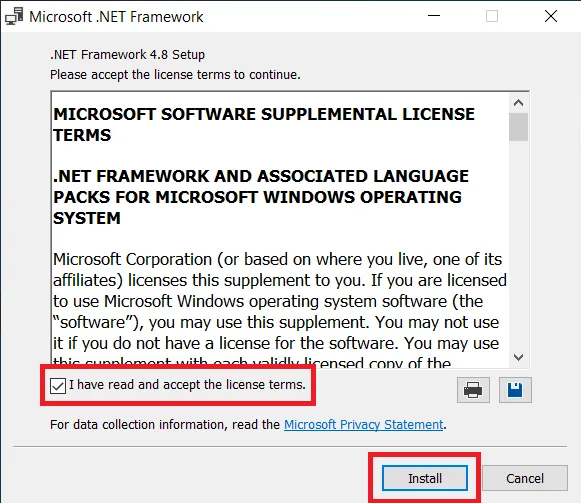 2.net Framework 4.8
