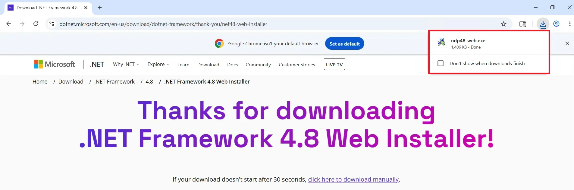 Net Framework 4.8