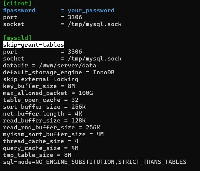4.change Password Mysql