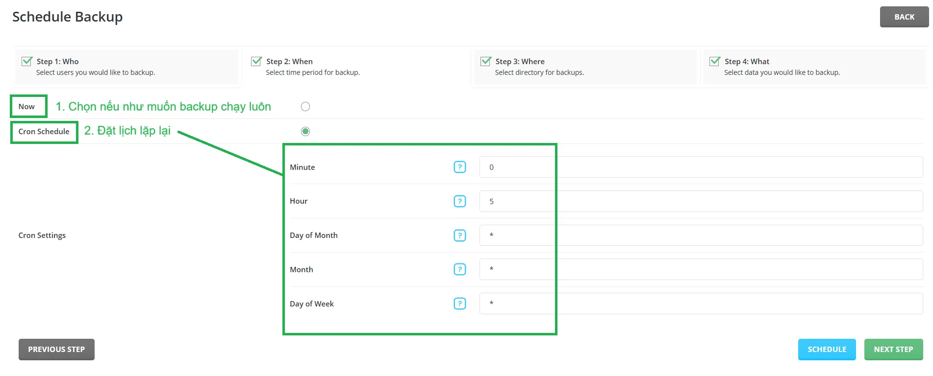 4.cron Backup Da