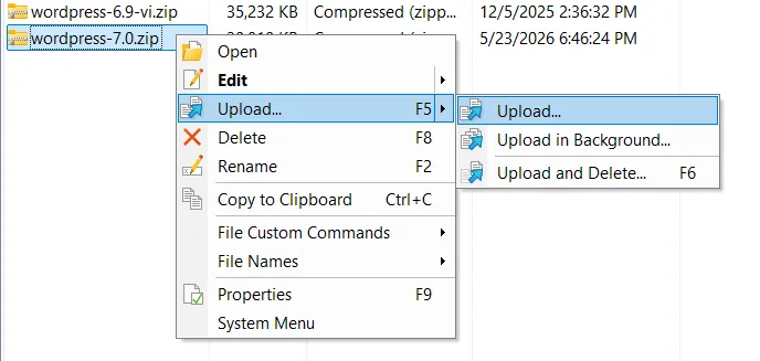 4.winscp Cpanel