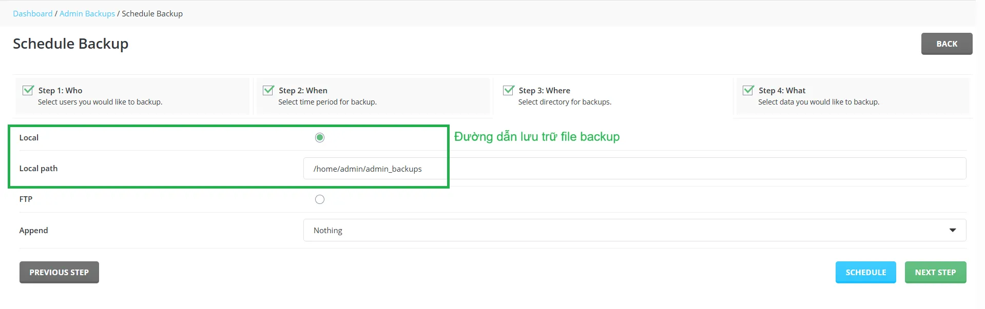 5.cron Backup Da