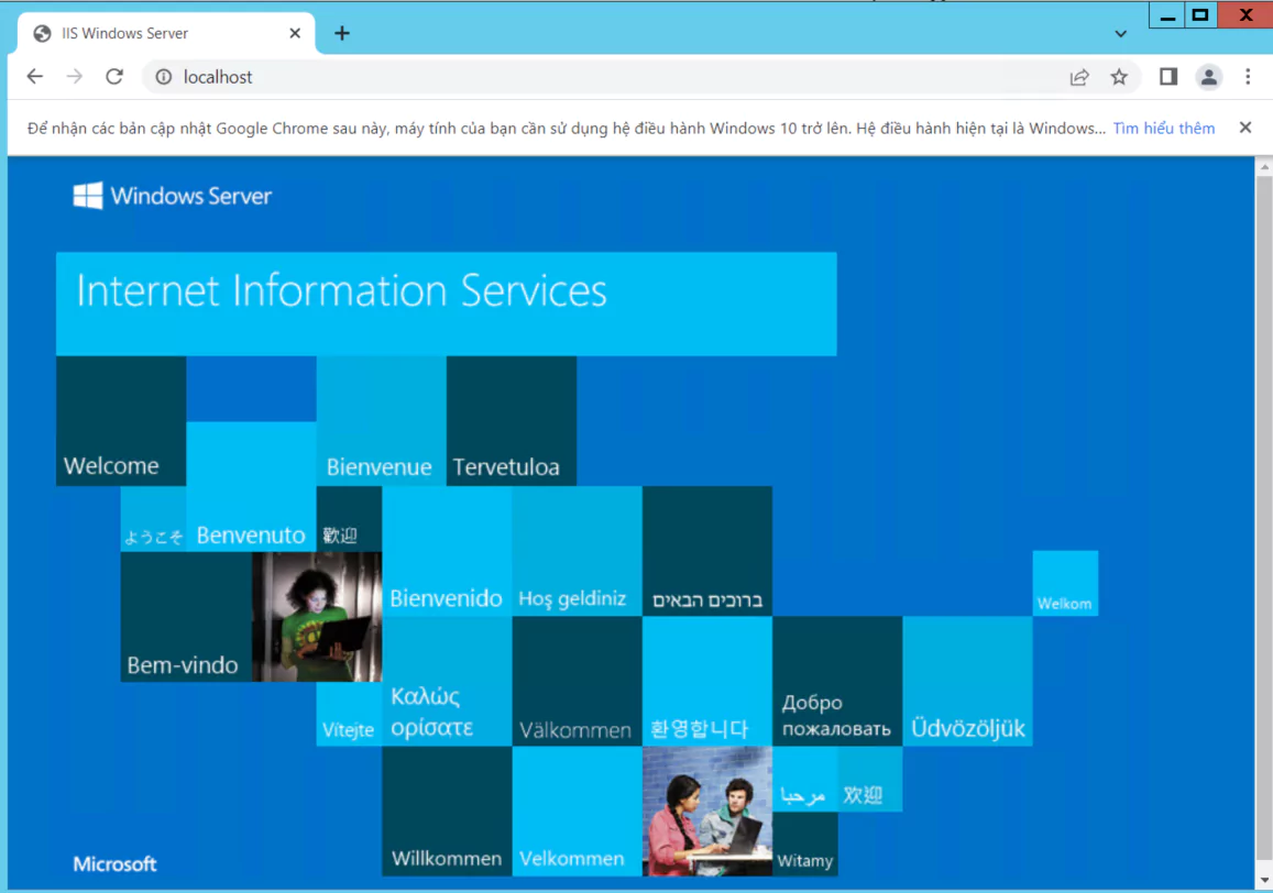 Cài Đặt IIS Trên VPS Windows Server