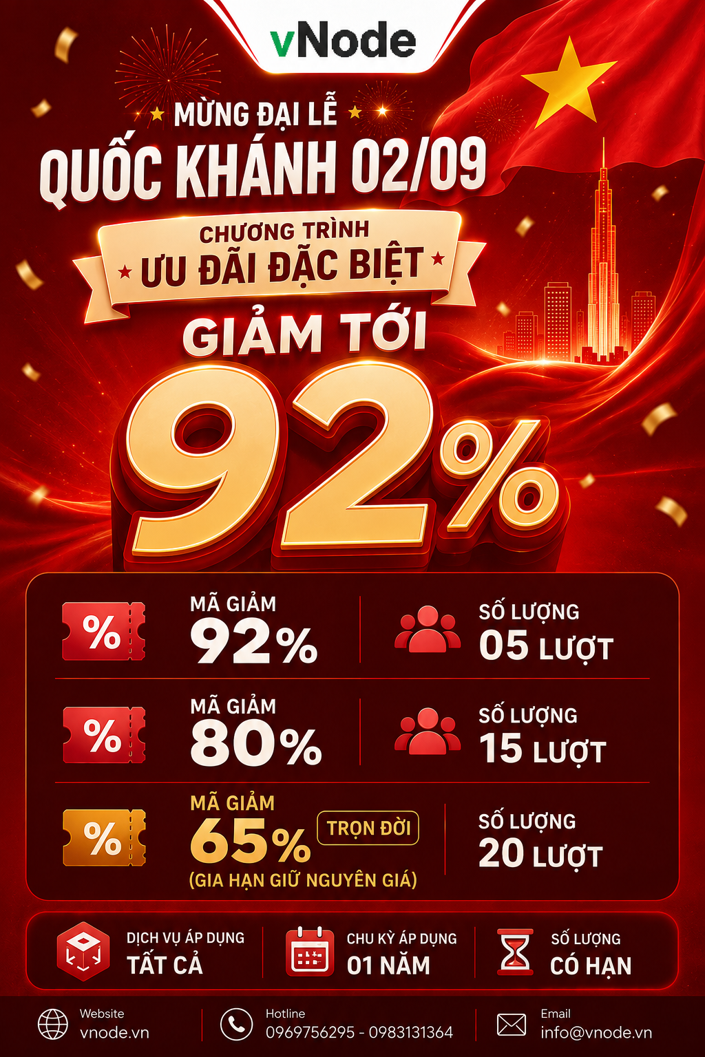 FLASH SALE – MỪNG ĐẠI LỄ QUỐC KHÁNH 02/09