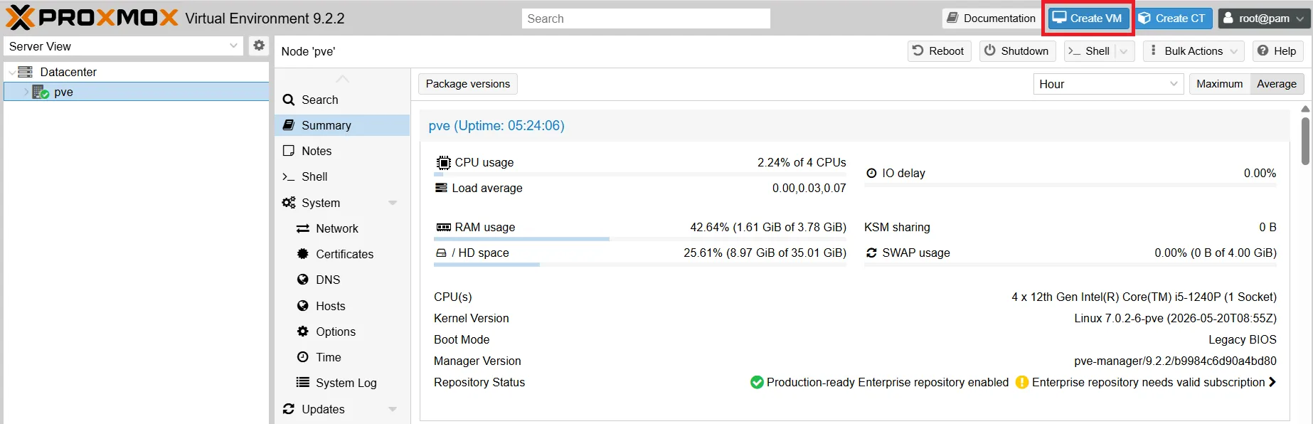 Create Vm