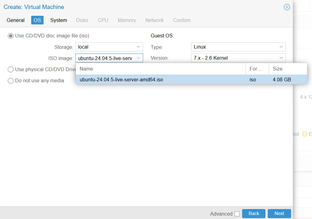 Create Vm2