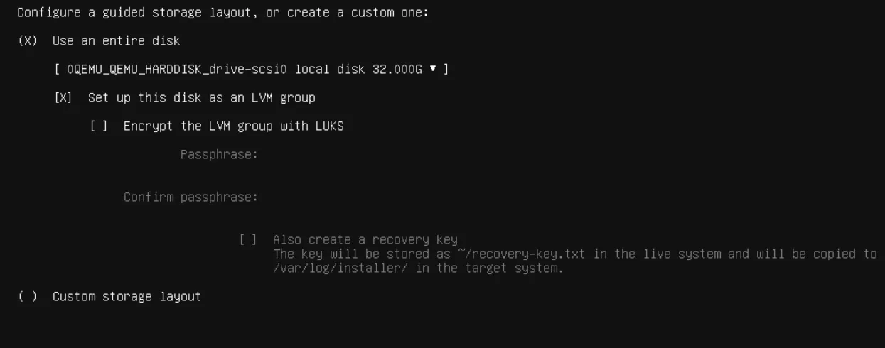 Disk Ubuntu