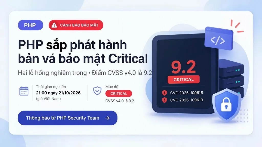 Cảnh Báo Bảo Mật PHP: Hai Lỗ Hổng Nghiêm Trọng CVSS 9.2