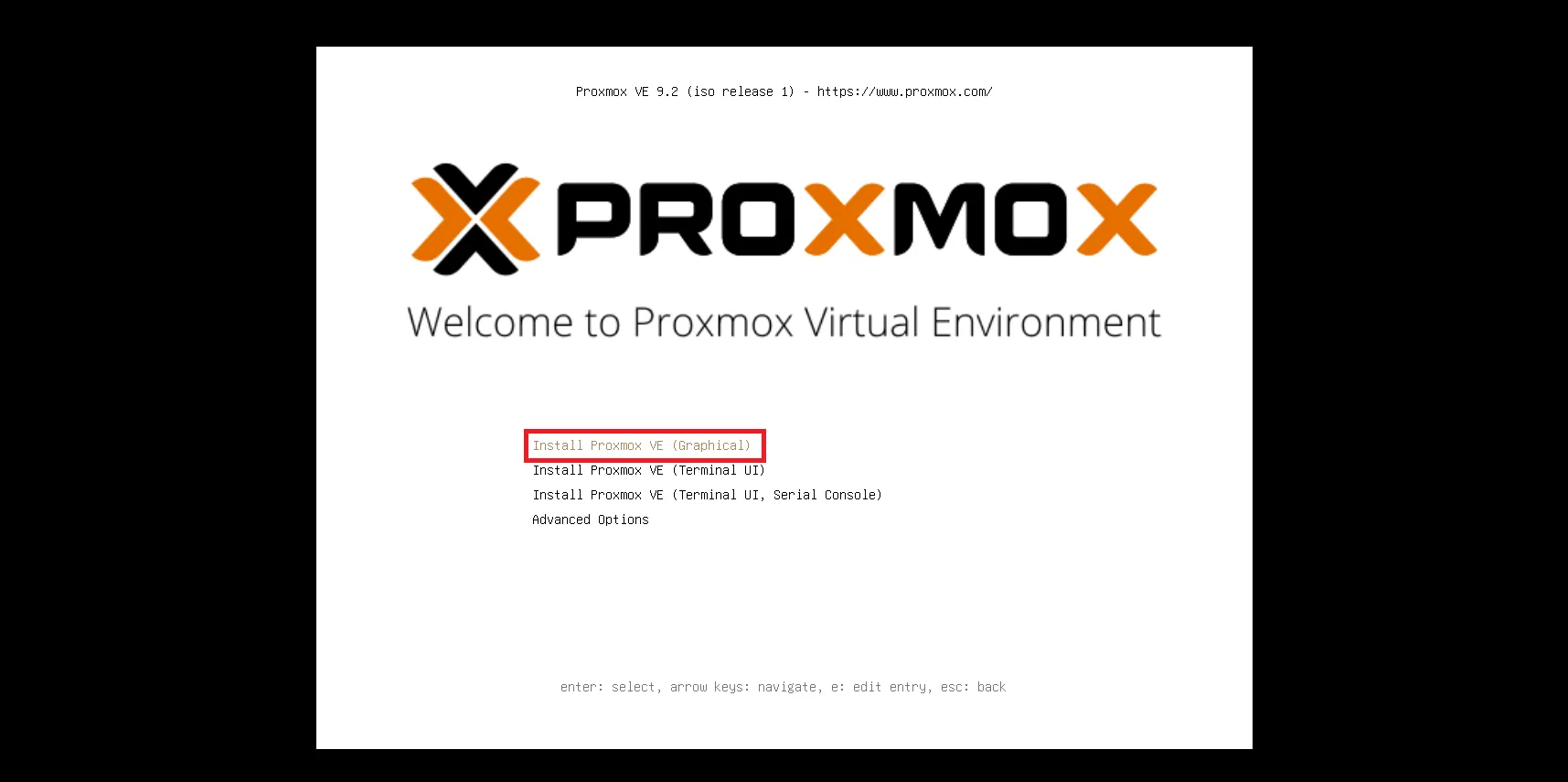 Proxmox Install